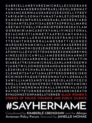 cover image of #SayHerName